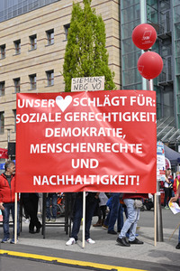 Kundegebung des DGB zum 1. Mai in Nürnberg