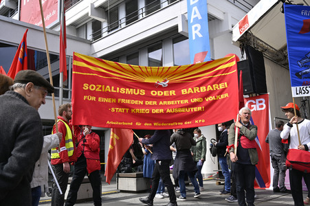 Kundegebung des DGB zum 1. Mai in Nürnberg