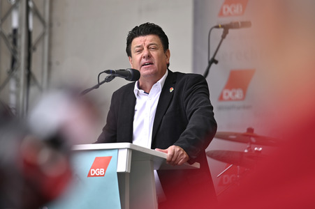 Kundegebung des DGB zum 1. Mai in Nürnberg