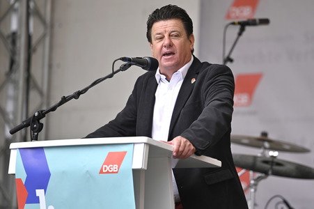 Kundegebung des DGB zum 1. Mai in Nürnberg