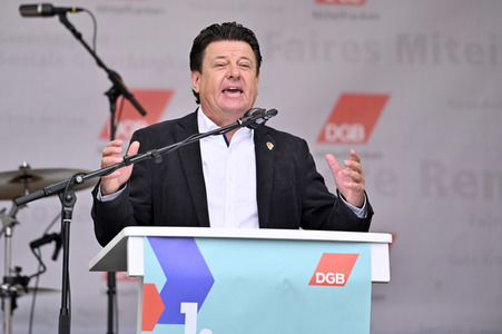 Kundegebung des DGB zum 1. Mai in Nürnberg