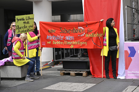 Kundegebung des DGB zum 1. Mai in Nürnberg