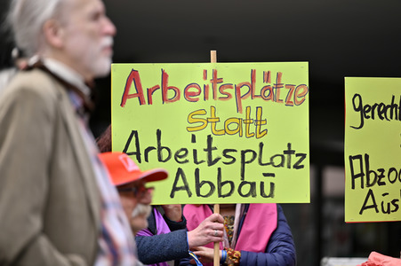 Kundegebung des DGB zum 1. Mai in Nürnberg