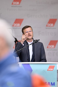 Kundegebung des DGB zum 1. Mai in Nürnberg