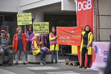 Kundegebung des DGB zum 1. Mai in Nürnberg