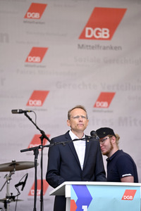 Kundegebung des DGB zum 1. Mai in Nürnberg