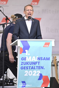 Kundegebung des DGB zum 1. Mai in Nürnberg
