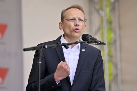Kundegebung des DGB zum 1. Mai in Nürnberg