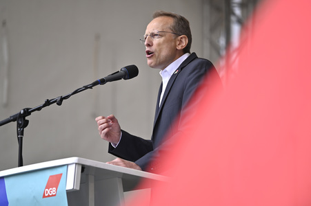 Kundegebung des DGB zum 1. Mai in Nürnberg