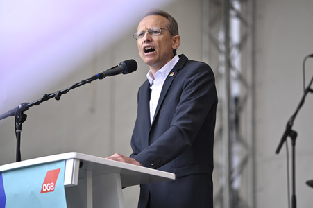 Kundegebung des DGB zum 1. Mai in Nürnberg