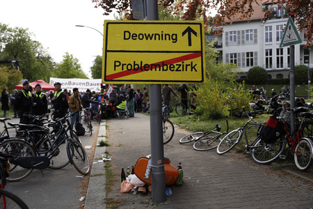 Fahrraddemo in Berlin