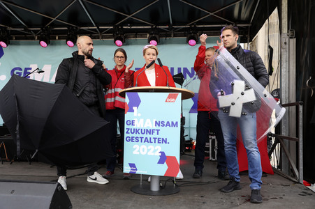Demonstration des DGB zum 1. Mai in Berlin