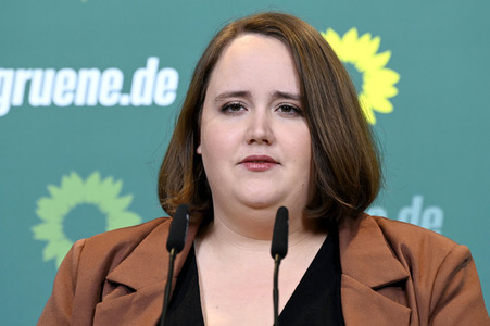 Pressekonferenz von Bündnis 90/Die Grünen in Berlin
