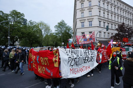 Revolutionäre 1. Mai Demo in Berlin