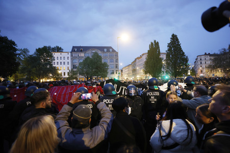 Revolutionäre 1. Mai Demo in Berlin