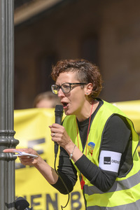 Warnstreik von Beschäftigten in Sozial- und Erziehungsberufen in Nürnberg