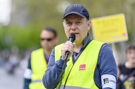 Warnstreik von Beschäftigten in Sozial- und Erziehungsberufen in Nürnberg