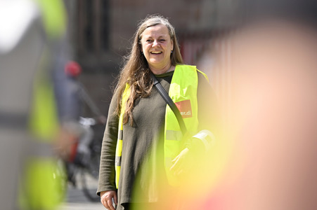 Warnstreik von Beschäftigten in Sozial- und Erziehungsberufen in Nürnberg