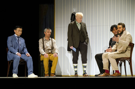 Theaterprobe 'Monsieur Claude und seine Töchter - Teil 2' in Berlin