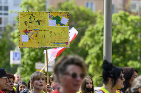 Warnstreik von Beschäftigten in Kitas und im schulischen Ganztag in Nürnberg