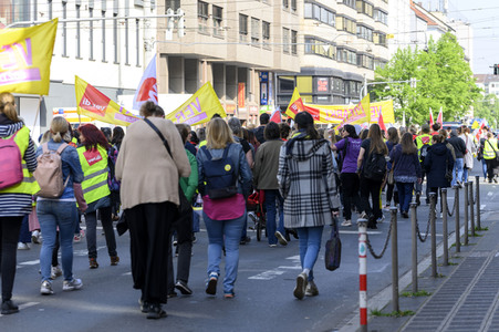 Warnstreik von Beschäftigten in Kitas und im schulischen Ganztag in Nürnberg