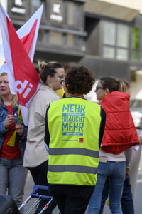 Warnstreik von Beschäftigten in Kitas und im schulischen Ganztag in Nürnberg
