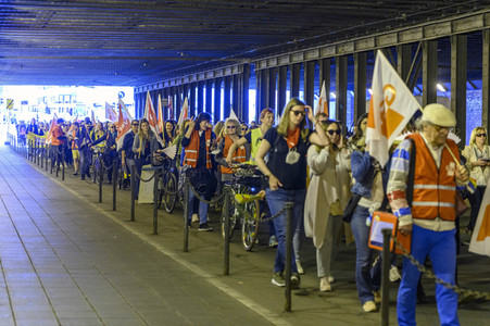 Warnstreik von Beschäftigten in Kitas und im schulischen Ganztag in Nürnberg