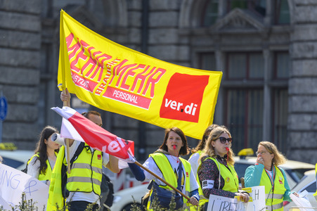 Warnstreik von Beschäftigten in Kitas und im schulischen Ganztag in Nürnberg