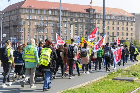 Warnstreik von Beschäftigten in Kitas und im schulischen Ganztag in Nürnberg