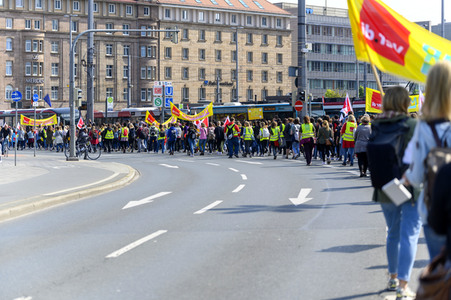 Warnstreik von Beschäftigten in Kitas und im schulischen Ganztag in Nürnberg