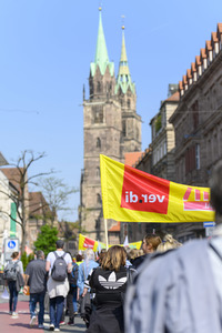 Warnstreik von Beschäftigten in Kitas und im schulischen Ganztag in Nürnberg