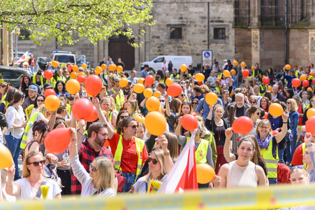 Warnstreik von Beschäftigten in Kitas und im schulischen Ganztag in Nürnberg