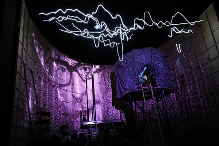 Theaterprobe 'Der Steppenwolf' in Berlin