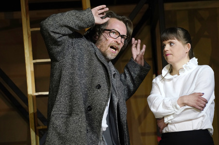 Theaterprobe 'Der Steppenwolf' in Berlin
