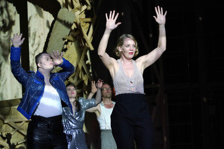 Theaterprobe 'Der Steppenwolf' in Berlin