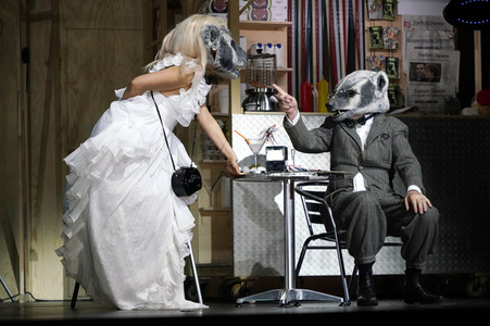 Theaterprobe 'Der Steppenwolf' in Berlin