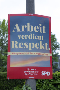 Wahlplakate zur NRW-Wahl in Köln