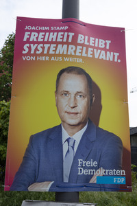 Wahlplakate zur NRW-Wahl in Köln