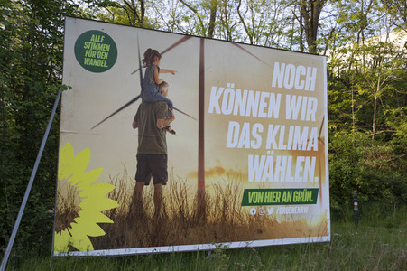 Wahlplakate zur NRW-Wahl in Köln