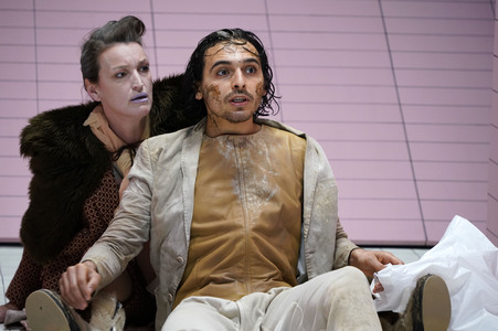 Theaterprobe 'Die vier letzten Dinge' in Berlin