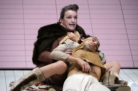 Theaterprobe 'Die vier letzten Dinge' in Berlin