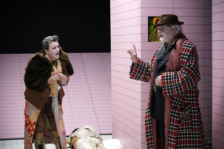 Theaterprobe 'Die vier letzten Dinge' in Berlin