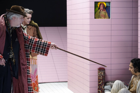 Theaterprobe 'Die vier letzten Dinge' in Berlin