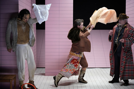 Theaterprobe 'Die vier letzten Dinge' in Berlin