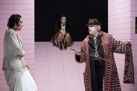Theaterprobe 'Die vier letzten Dinge' in Berlin