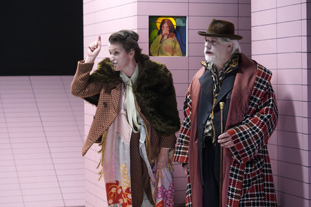 Theaterprobe 'Die vier letzten Dinge' in Berlin