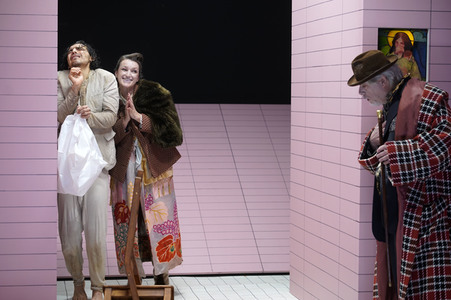 Theaterprobe 'Die vier letzten Dinge' in Berlin