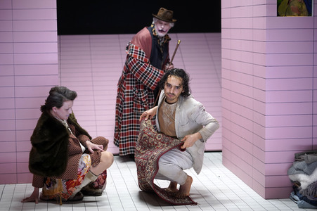 Theaterprobe 'Die vier letzten Dinge' in Berlin