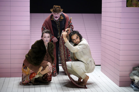 Theaterprobe 'Die vier letzten Dinge' in Berlin