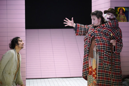Theaterprobe 'Die vier letzten Dinge' in Berlin